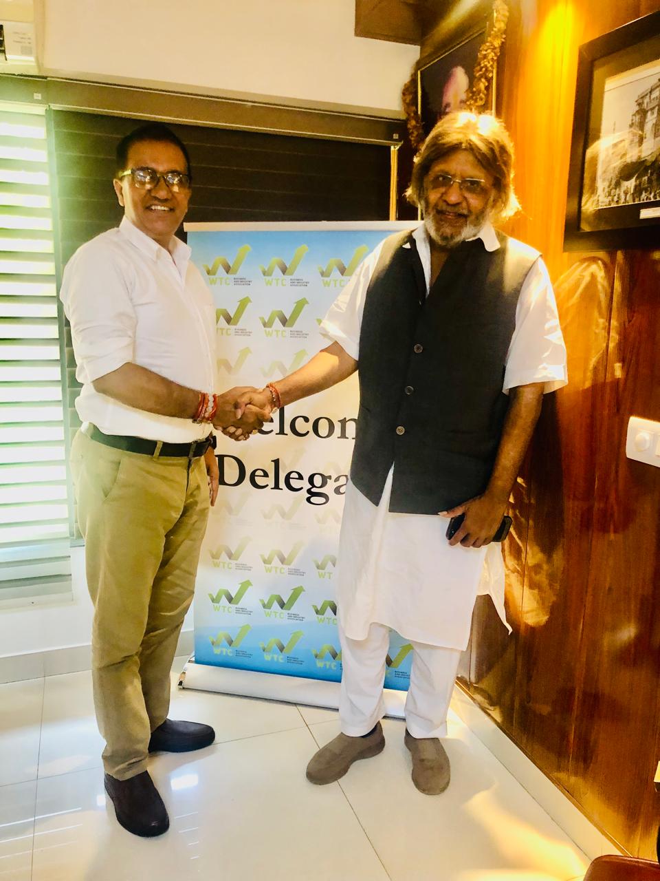 Core Team of WTC Business & Industry Association (WTCBIA) met today at WTCBIA office under the leadership of President Pradeep Agrawal ji at Delhi